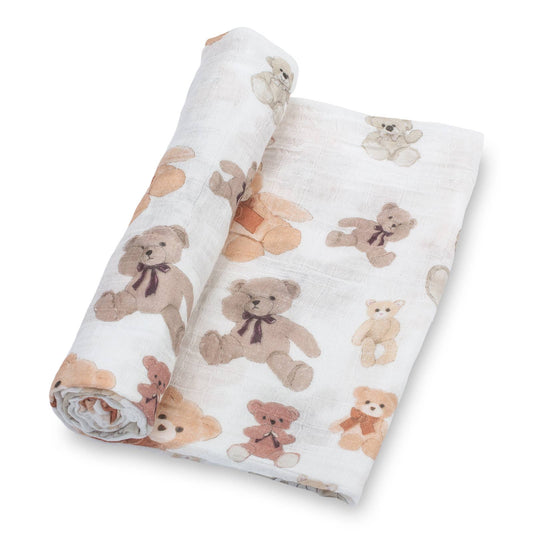 Bear Dream Baby Swaddle Blanket