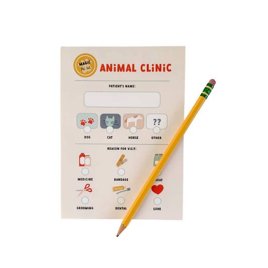 Vet Pretend Play Notepad