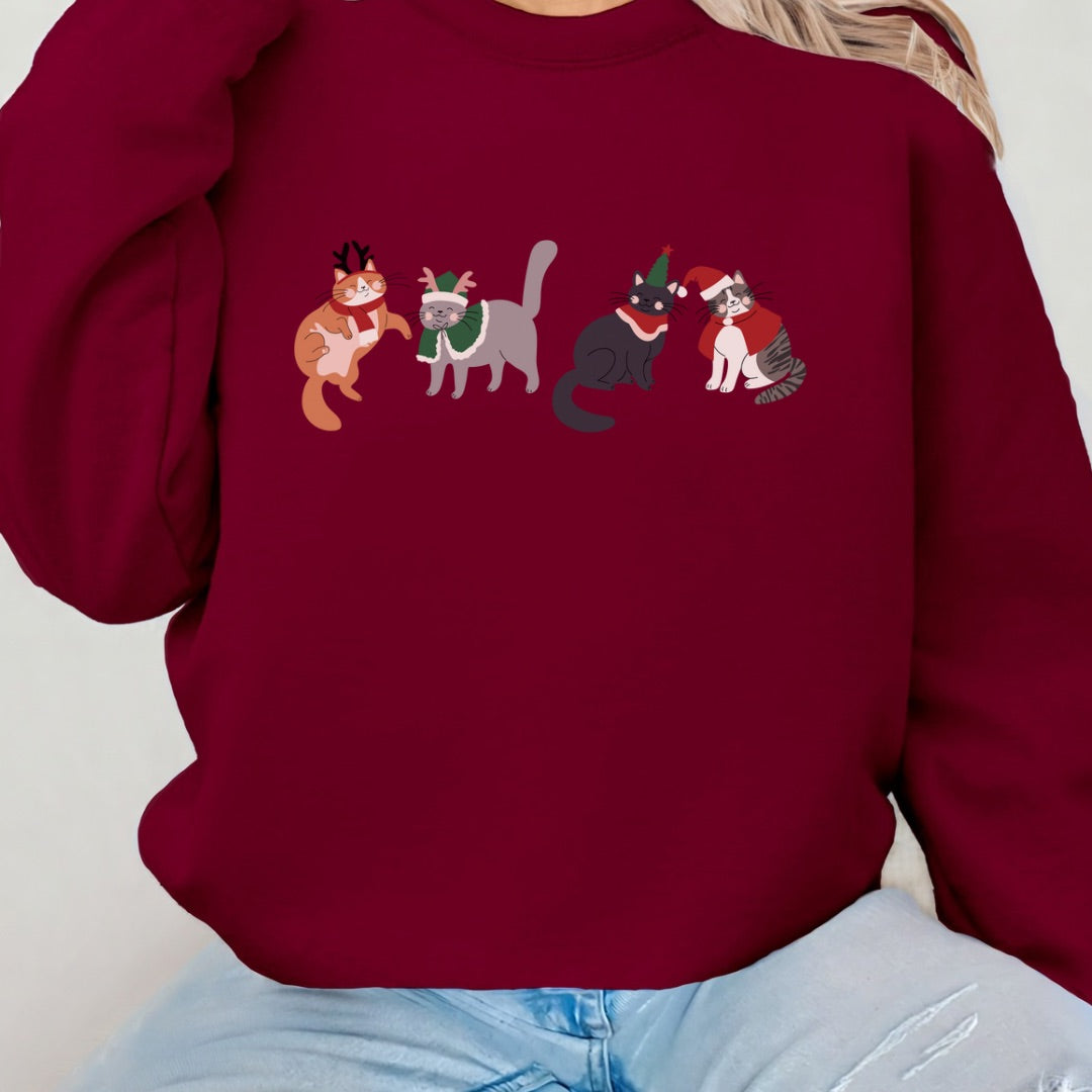 Christmas Cats Sweatshirt