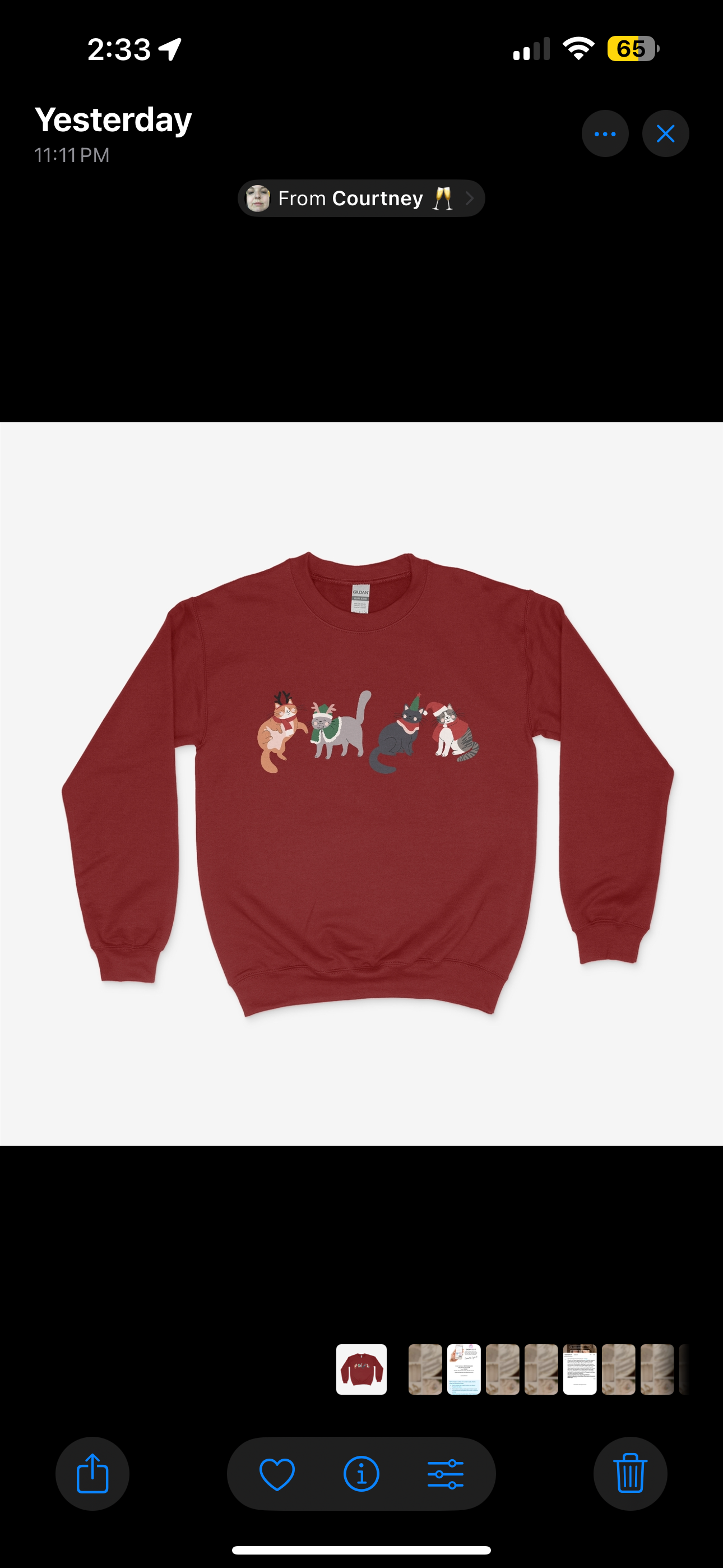 Christmas Cats Sweatshirt